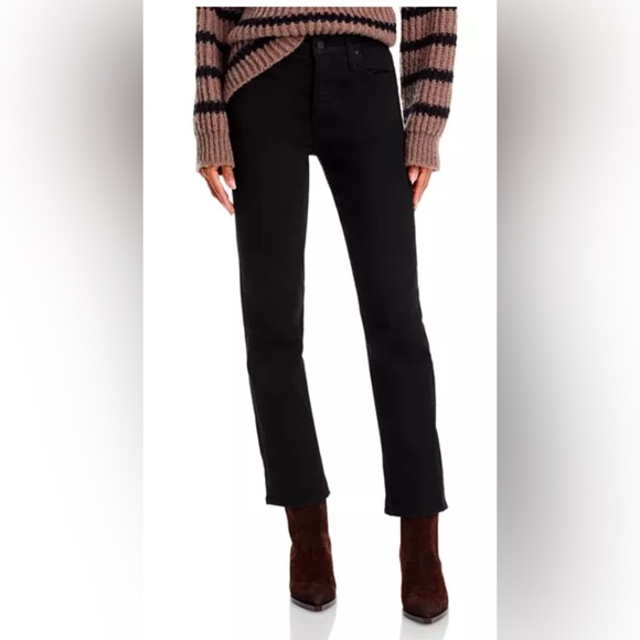 MOTHER Tomcat High Rise Ankle Straight Jeans in Lasting Impression, size 25, NWT - Picture 2 of 14